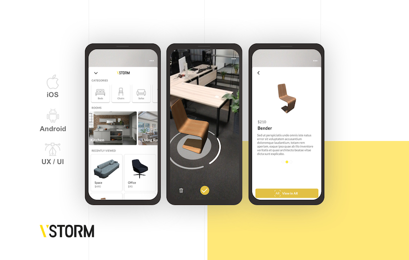 Augmented Reality placement screenshot 1
